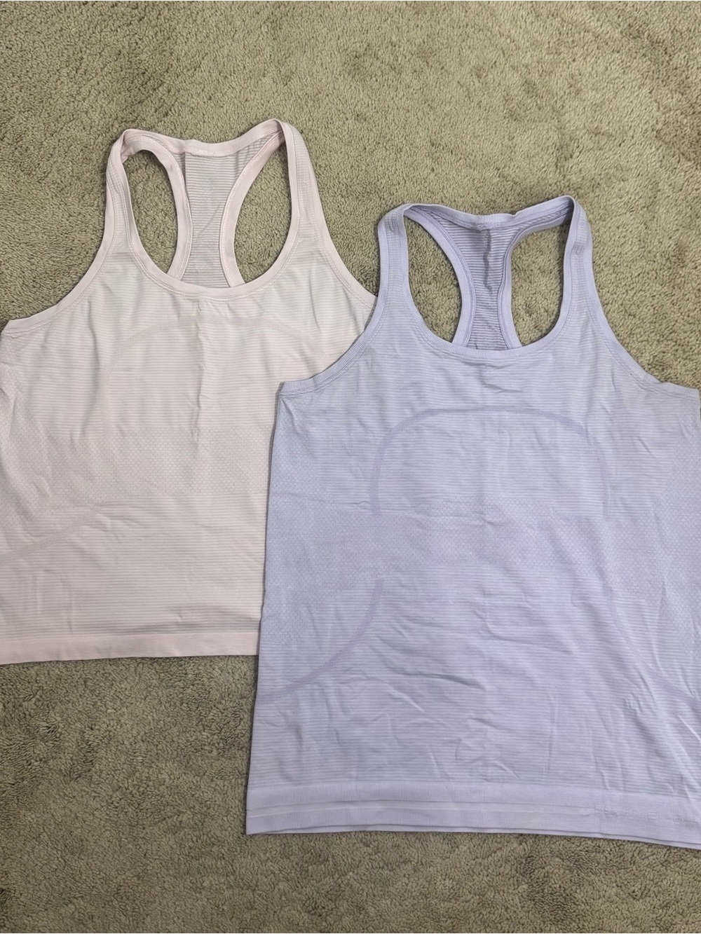 Lululemon Swiftly Tech Racerback 2.0 Tanks size 12 lot of 2 tanks